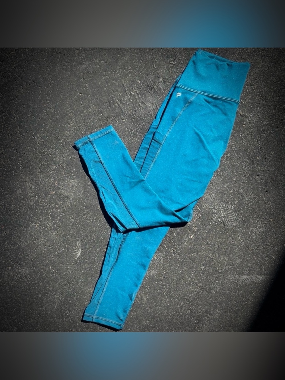Fabletics Powerhold Teal High-Rise - Medium